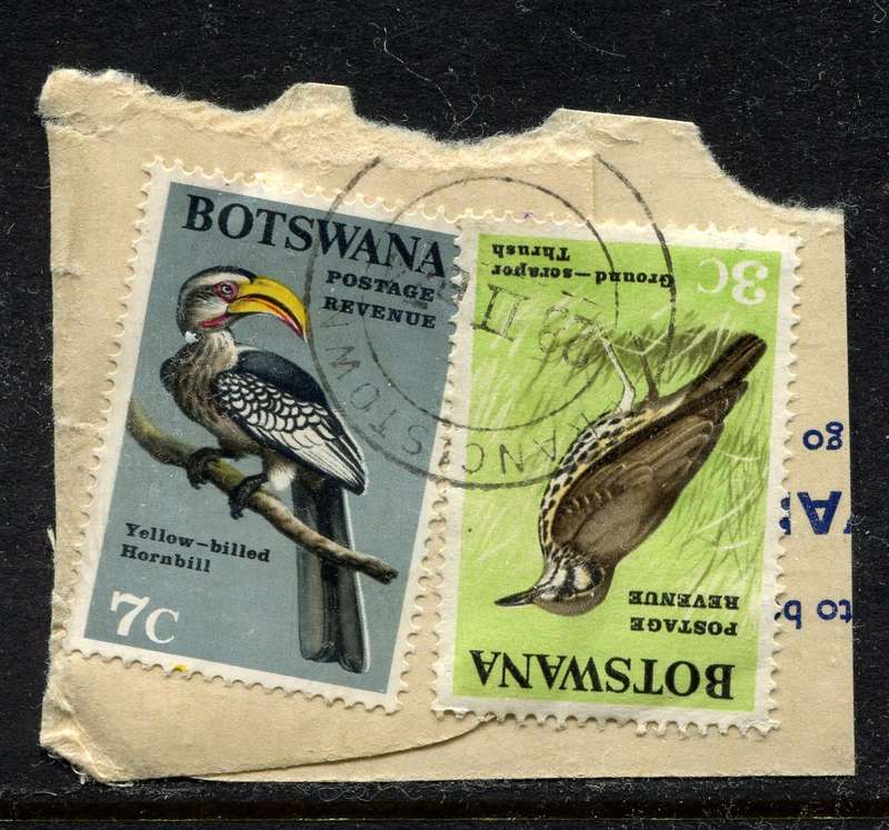 Botswana - Used On Piece