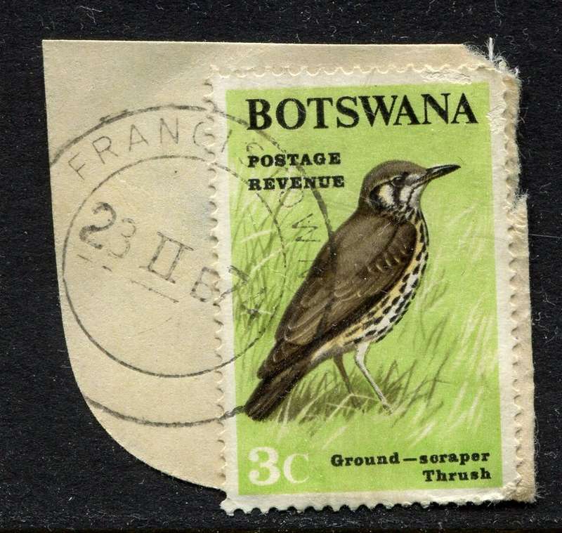 Botswana - Used On Piece