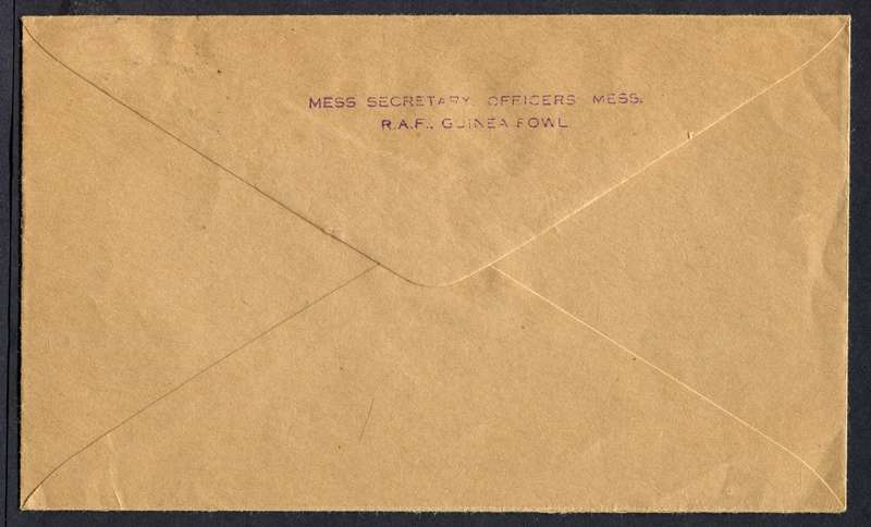 Southern Rhodesia - Cover - RAF No 26 E.F.T.S. - Guinea Fowl, Gwelo