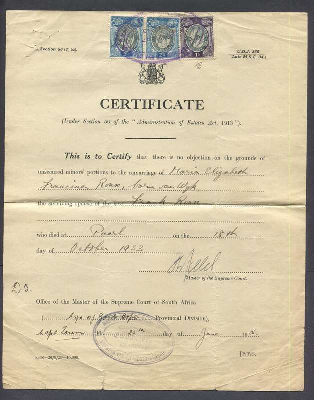 Union of SA - Revenue Document