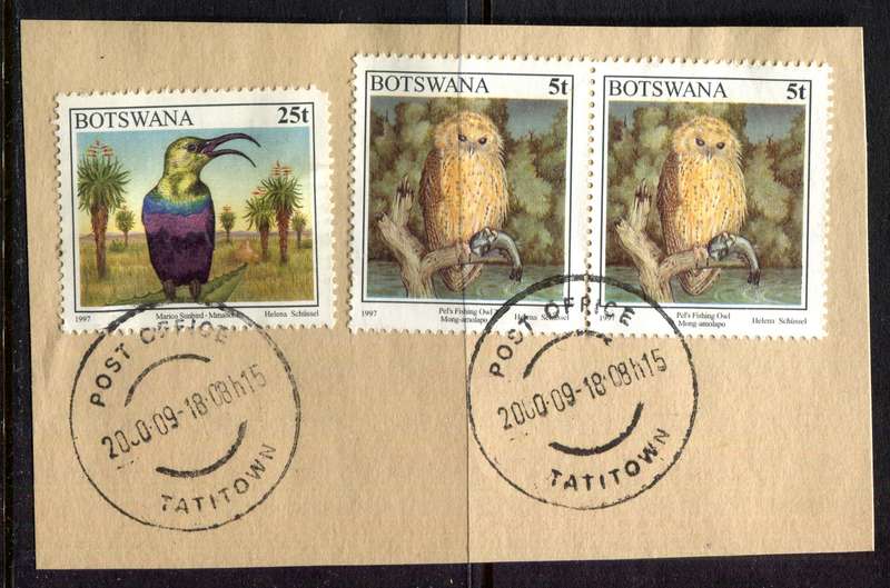 Botswana - Used On Piece