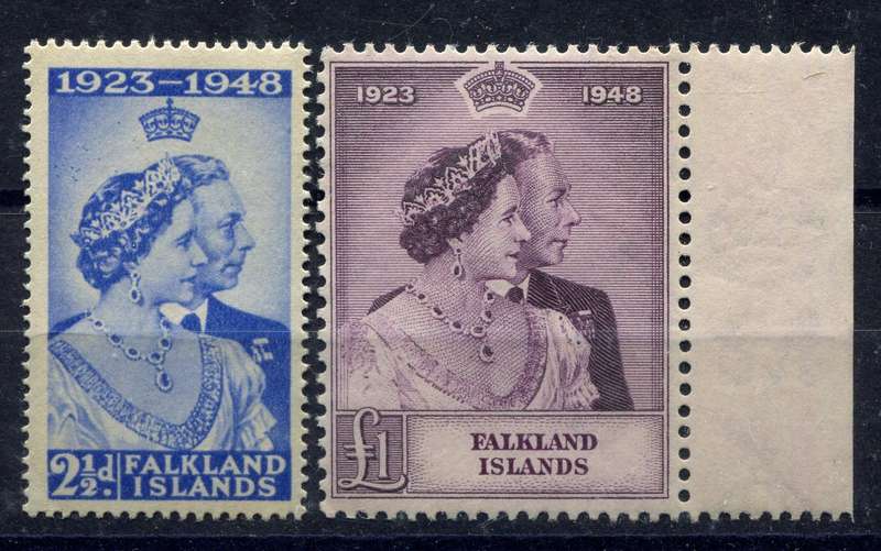 Falkland Islands - Royal Silver Wedding - 1948 - MNH
