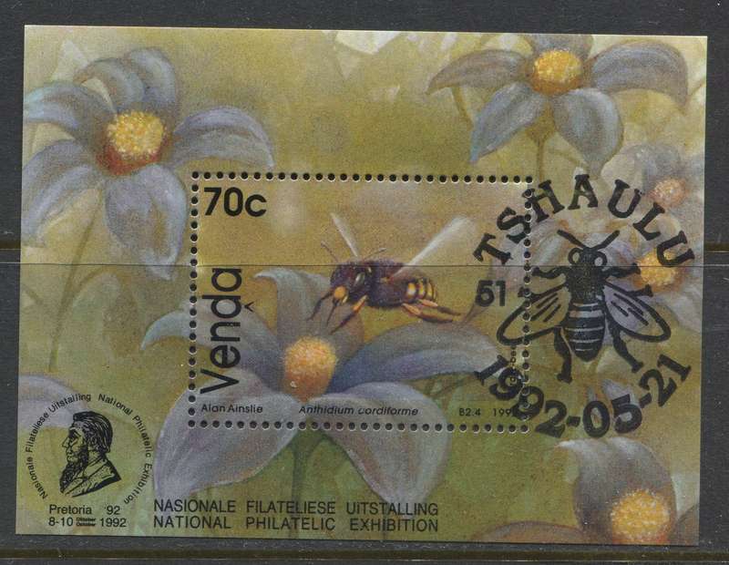 Venda - Miniature Sheet - 1992 - Used(CTO)