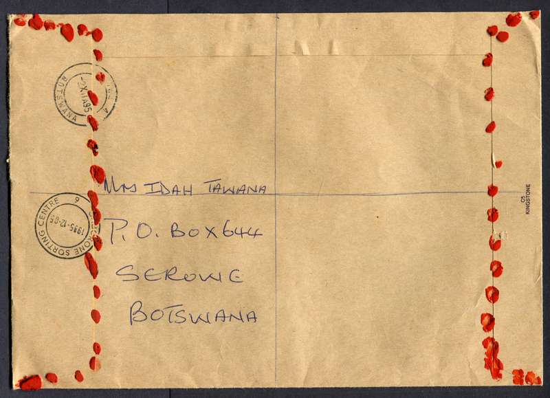 Botswana - B5 Size Registered Cover