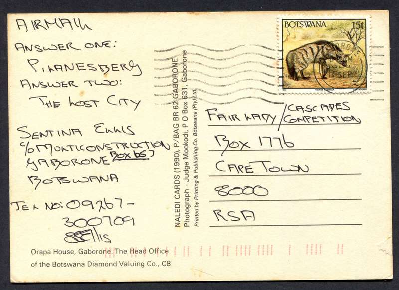 Botswana - Post Card