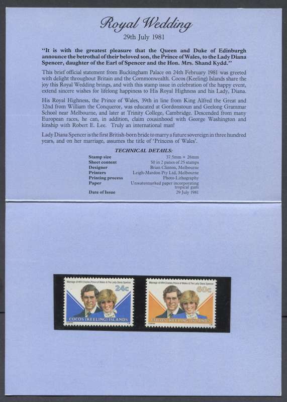 Cocos Islands - Presentation Pack - 1981 - MNH