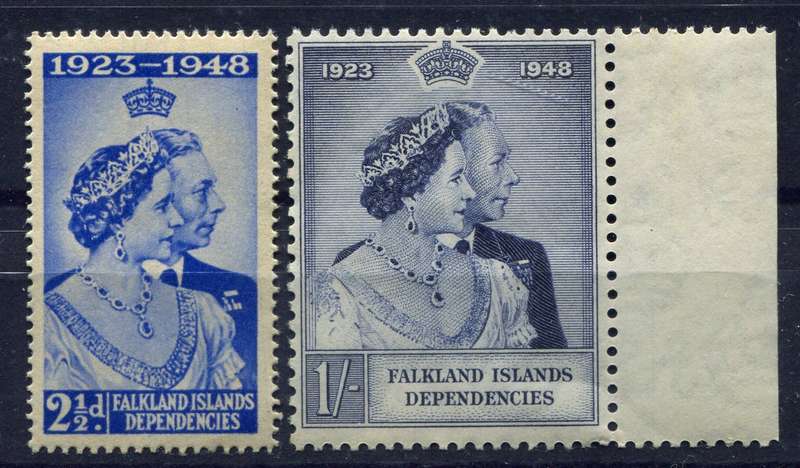Falkland Islands - Dependencies - Royal Silver Wedding - 1948 - MNH