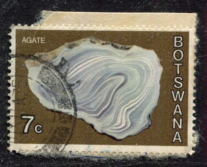 Botswana - Used On Piece