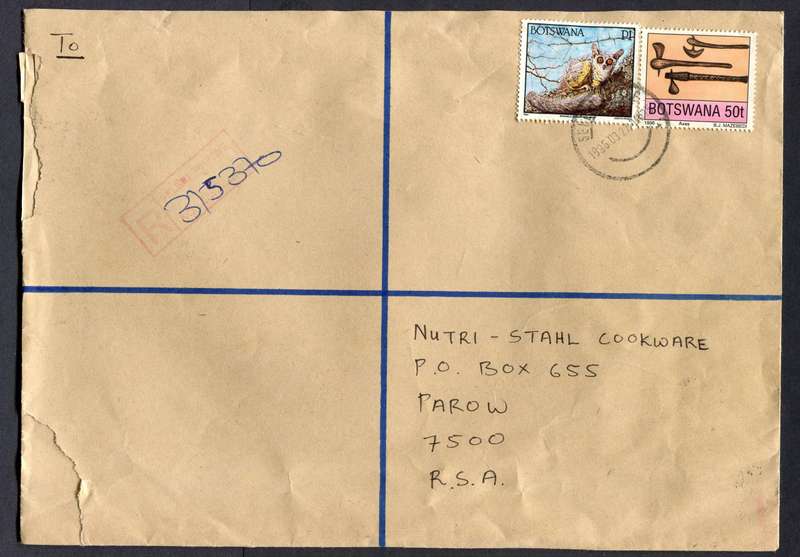 Botswana - B5 Size Registered Cover