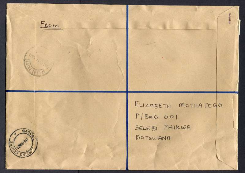 Botswana - B5 Size Registered Cover