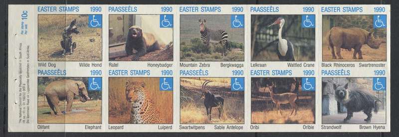 RSA - Cinderella - Easter Stamps - 1990