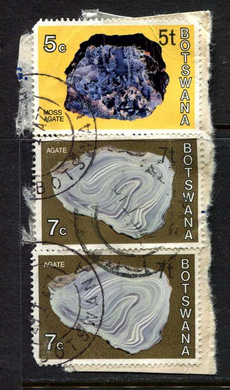Botswana - Used On Piece
