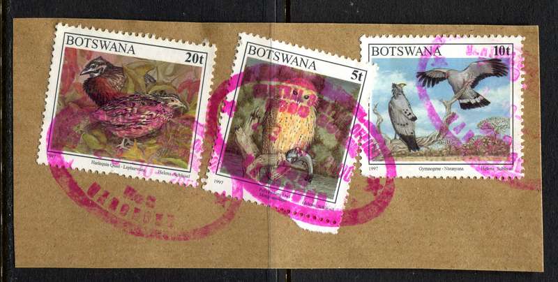 Botswana - Used On Piece