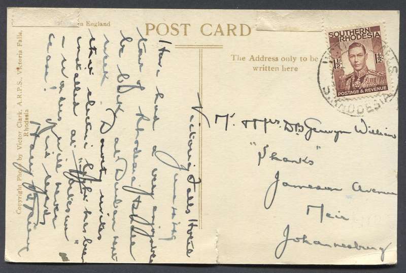 Southern Rhodesia - Post Card