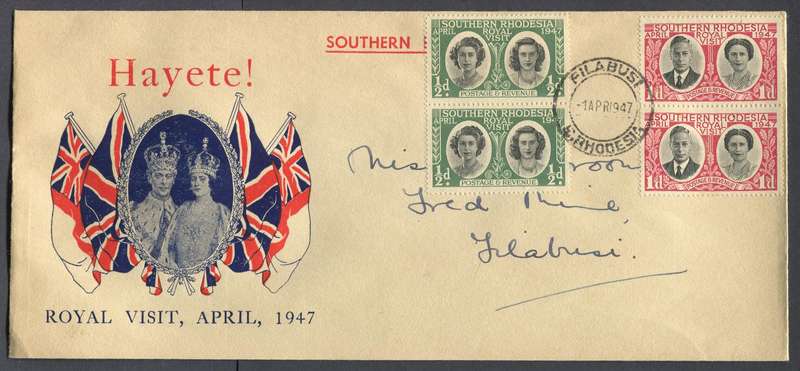 Southern Rhodesia - FDC - 1947