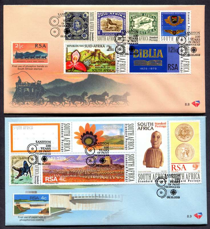 RSA - Set of 2 FDC's 8.8 & 8.9 - 2010