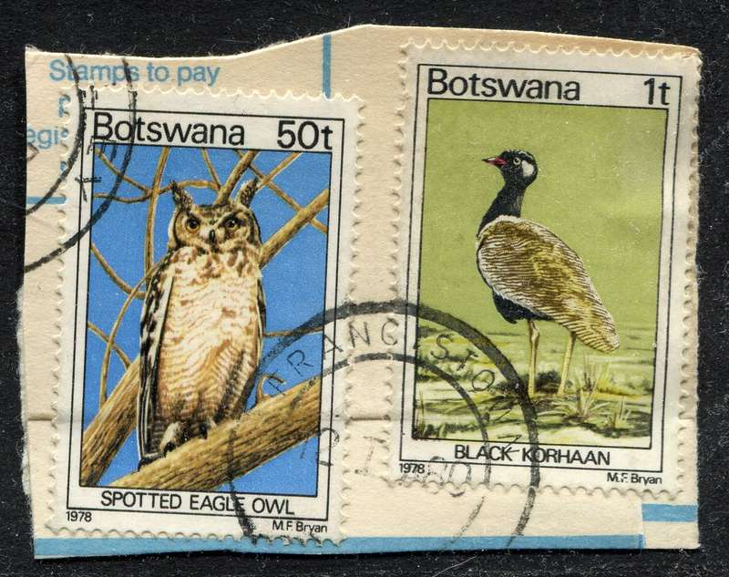 Botswana - Used On Piece