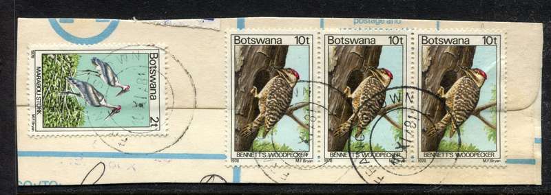 Botswana - Used On Piece
