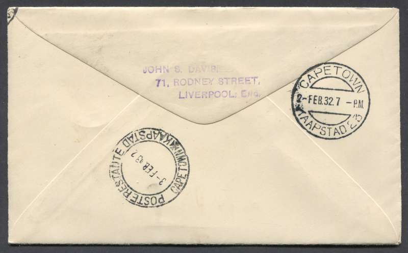 Flight Cover - London to Cape Town