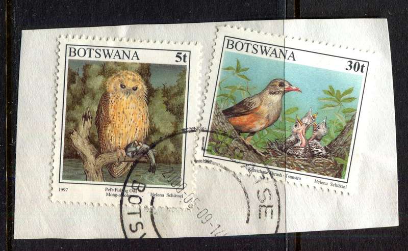 Botswana - Used On Piece