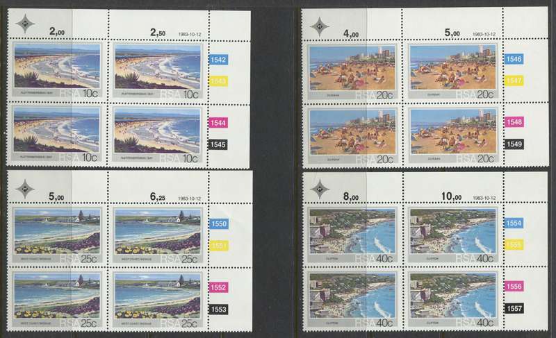 RSA - Set Of 4 Control Blocks Of 4 - 1983 - MNH