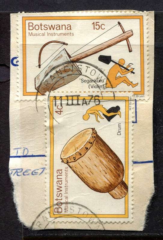 Botswana - Used On Piece