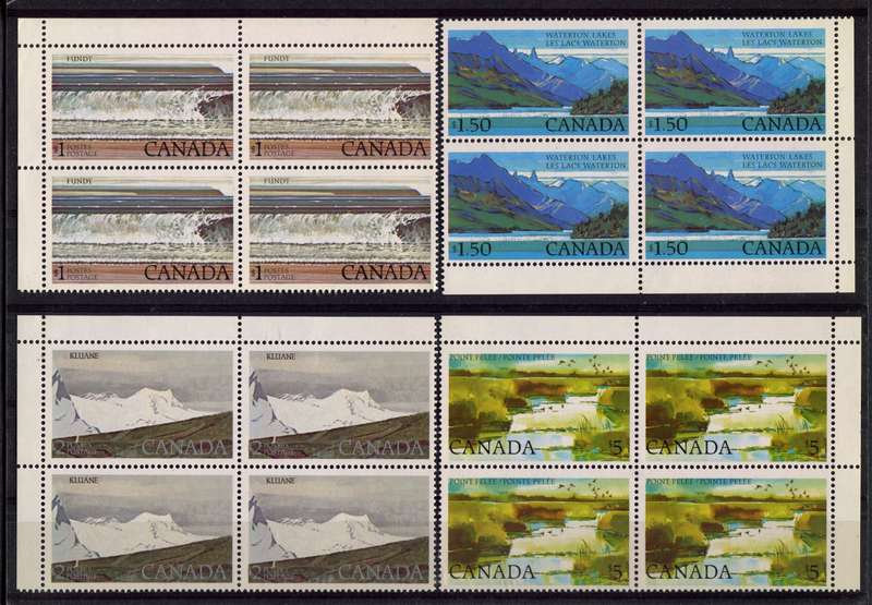 Canada - 4 Blocks of 4 - 1977 - MNH