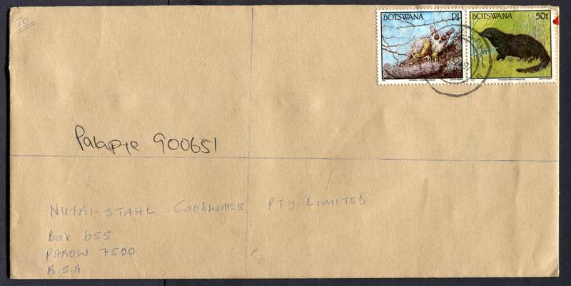 Botswana - "Maxi" Size Registered Cover