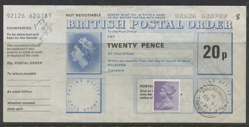 Great Britain - Postal Order