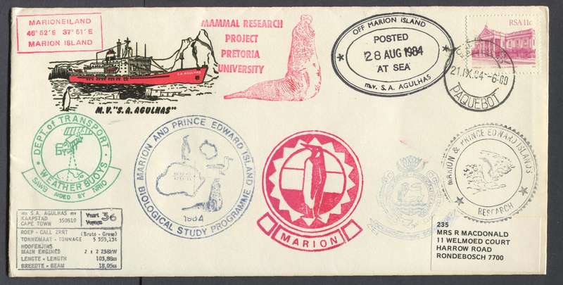 RSA - Cover Posted at Sea
