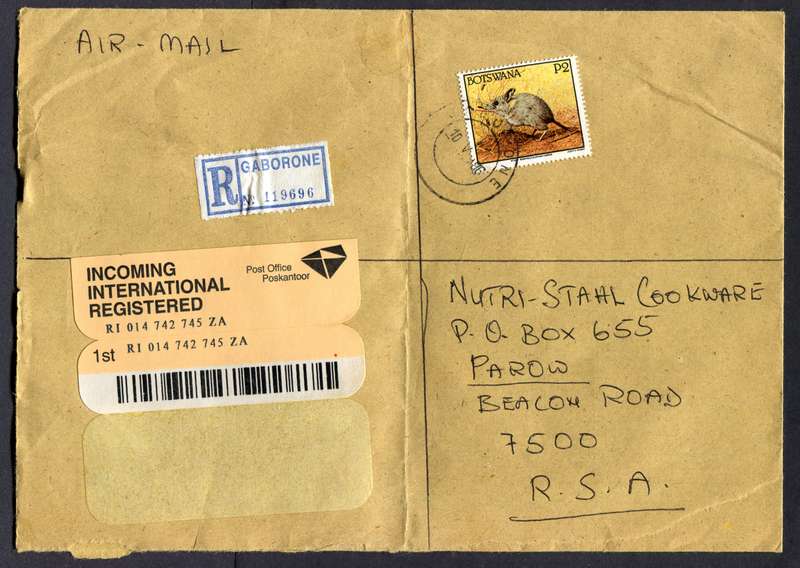 Botswana - B5 Size Registered Cover
