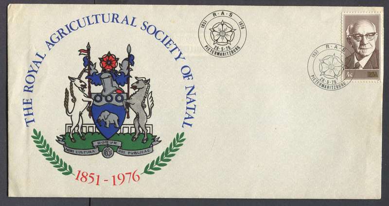RSA - 4 Commemorative Covers Showing  Stamp Cancel Progressively Shifted Left