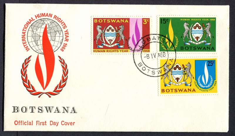Botswana - FDC - 1968