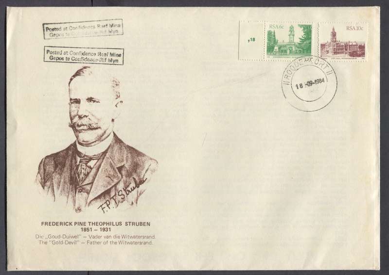 RSA - Cover Posted at Confidence Reef Mine