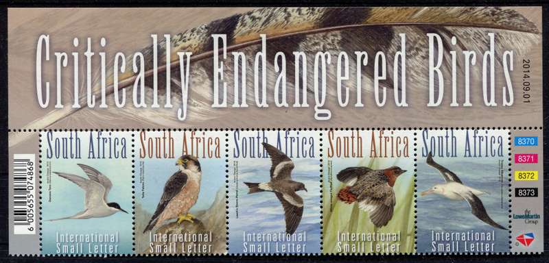 RSA  - Birds - 2014  - MNH