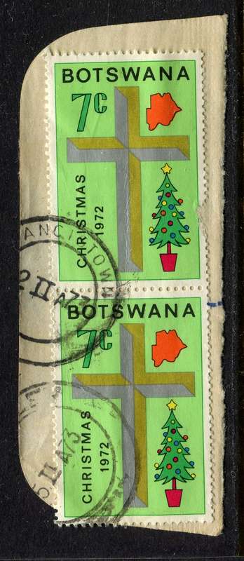 Botswana - Used On Piece