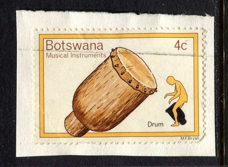 Botswana - Used On Piece