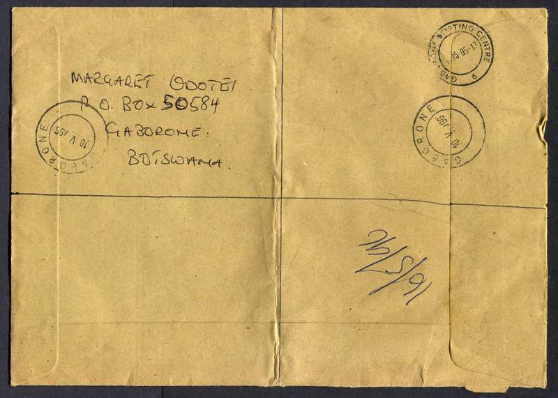 Botswana - B5 Size Registered Cover
