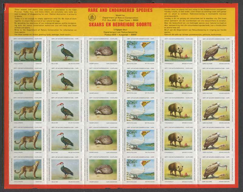 RSA - Nature Conservation Stamps - MNH