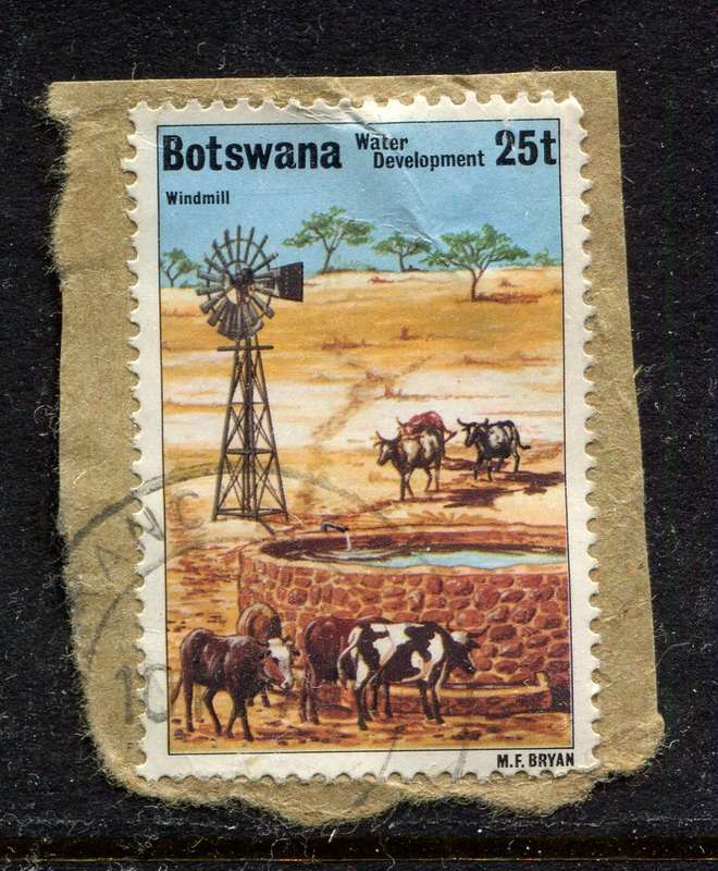 Botswana - Used On Piece
