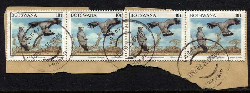 Botswana - Used On Piece