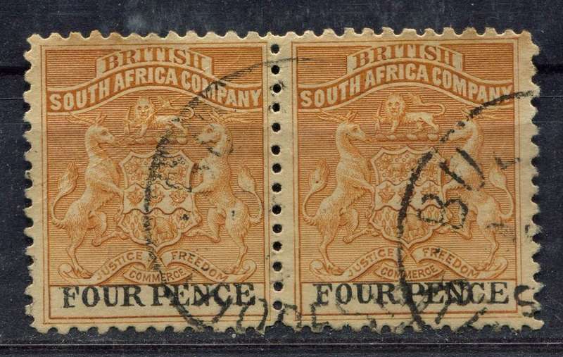 BSCA - 1892 - Used - Perf. 12.5