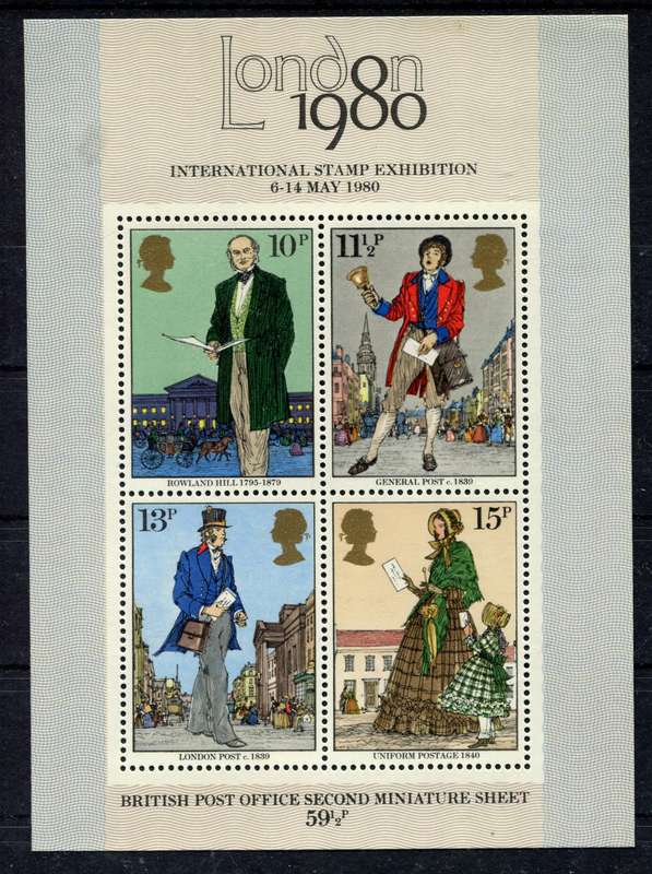 Great Britain - Miniature Sheet - 1980 - MNH