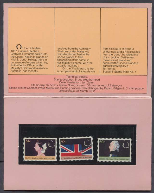 Cocos Islands - Presentation Pack - 1982 - MNH