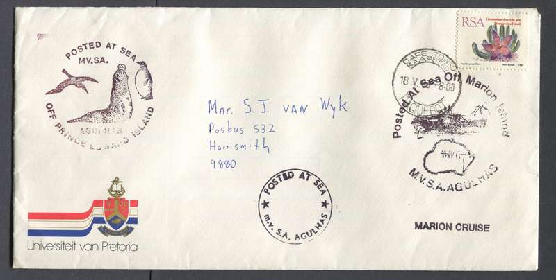 RSA - Cover Posted at Sea
