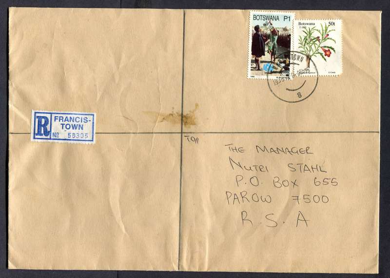 Botswana - B5 Size Registered Cover