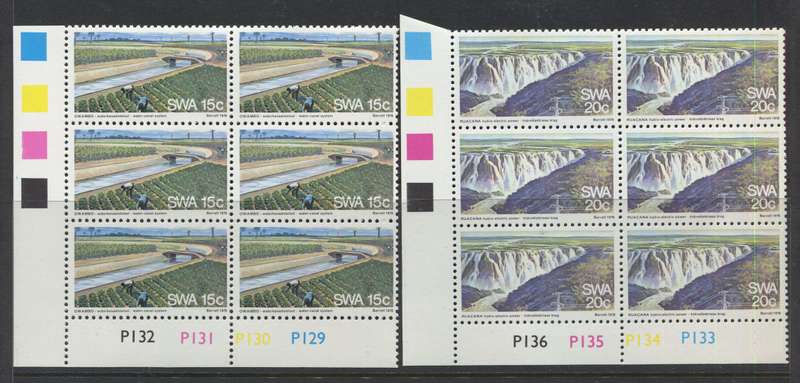 SWA - Set Of 2 Control Blocks Of 6 - 1976 - MNH