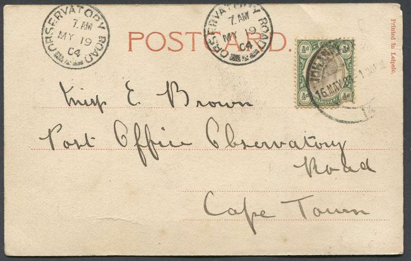 Transvaal - Post Card