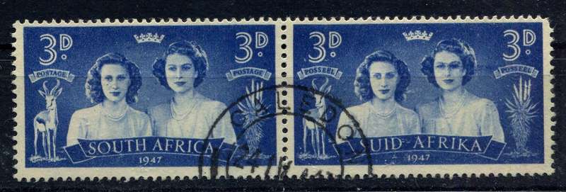 Union of SA - "Black-eyed Princess" - 1947 - Used