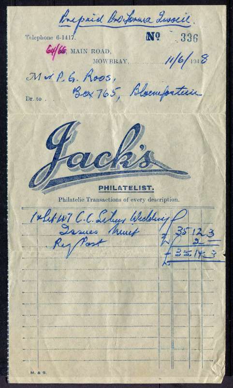 Union of SA - Receipt